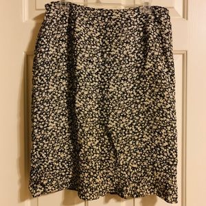 Floral Pencil Skirt